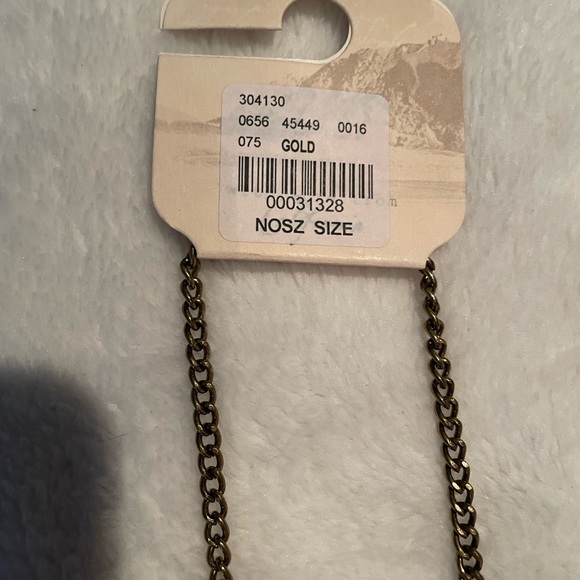 Gold and turquoise NWT necklace - Picture 8 of 9